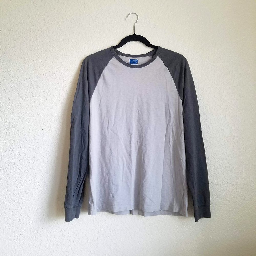 J. Crew Men's Raglan Baseball Long Sleeve T-Shirt